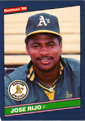 1986 Donruss Jose Rijo #522