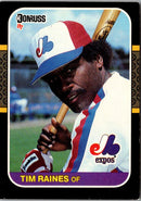 1987 Donruss Tim Raines