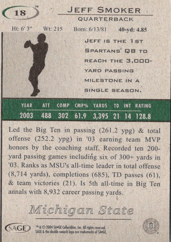 2004 SAGE HIT Jeff Smoker