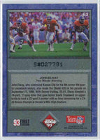 1993 Edge John Elway #E3 Rookie