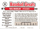 1989 Swell Baseball Greats Sal Maglie