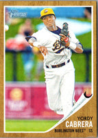 2011 Topps Heritage Minor League Yordy Cabrera #162