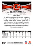 2012 Topps Dre Kirkpatrick