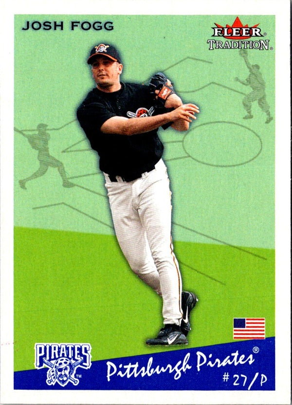 2002 Fleer Tradition Update Josh Fogg #U202