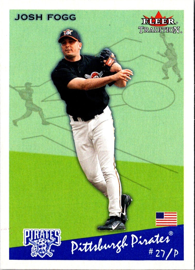 2002 Fleer Tradition Update Josh Fogg