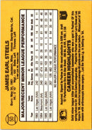 1987 Donruss The Rookies Jim Steels