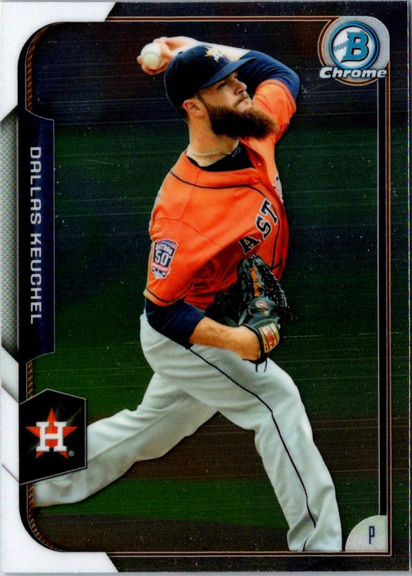 2015 Bowman Chrome Dallas Keuchel #154