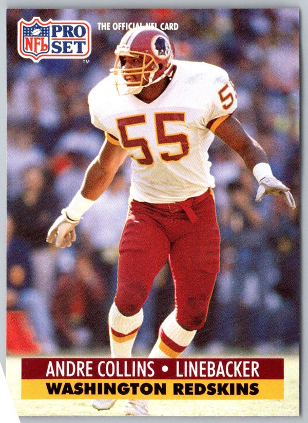 1991 Pro Set Super Bowl XXVI Binder Andre Collins #318