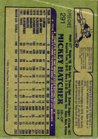 1982 O-Pee-Chee Mickey Hatcher #291