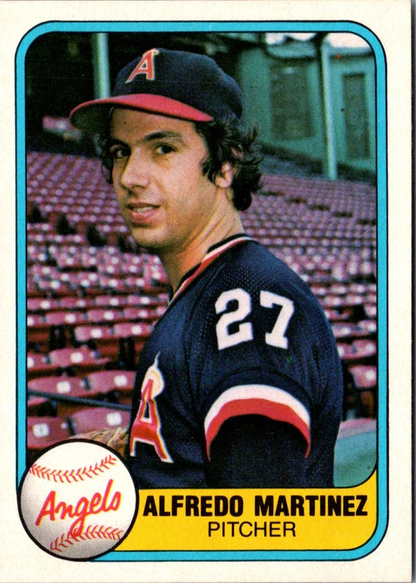 1981 Fleer Alfredo Martinez #288 Rookie