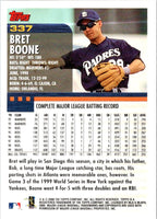 2000 Topps Bret Boone #337