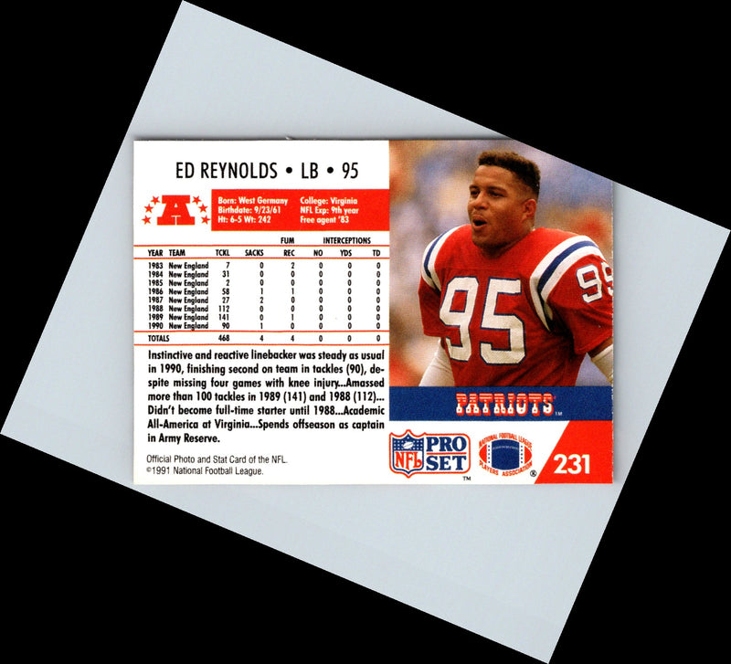 1991 Pro Set Ed Reynolds