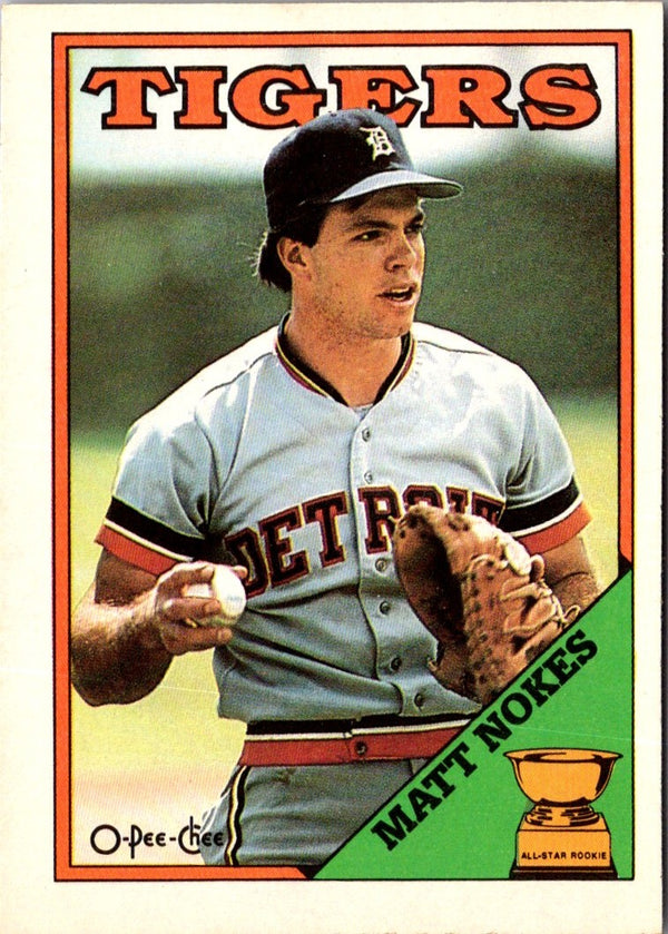 1988 O-Pee-Chee Matt Nokes #266