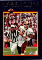 1992 Fleer Mark Rypien Performance Highlights Mark Rypien #6