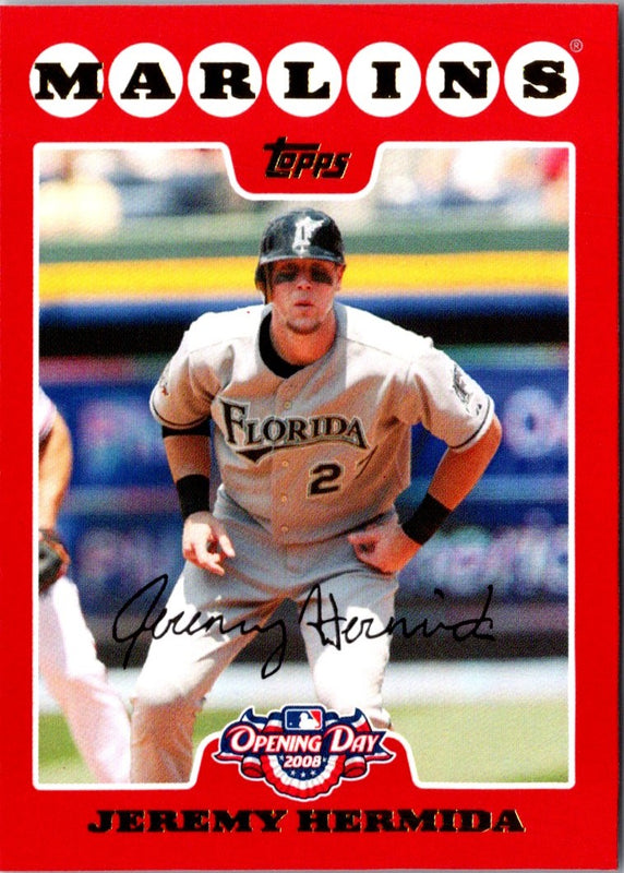 2008 Topps Opening Day Jeremy Hermida #54