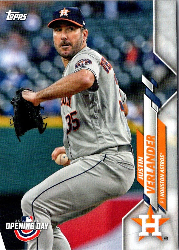 2020 Topps Opening Day Justin Verlander #65