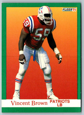 1991 Fleer Vincent Brown #135