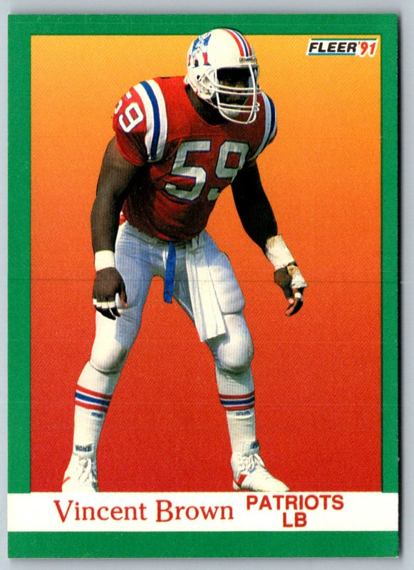 1991 Fleer Vincent Brown #135