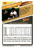 1993 Topps Gold Jose Lind #108