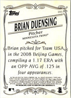 2009 Topps 206 Brian Duensing #185 Rookie