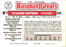 1989 Swell Baseball Greats Claude Osteen