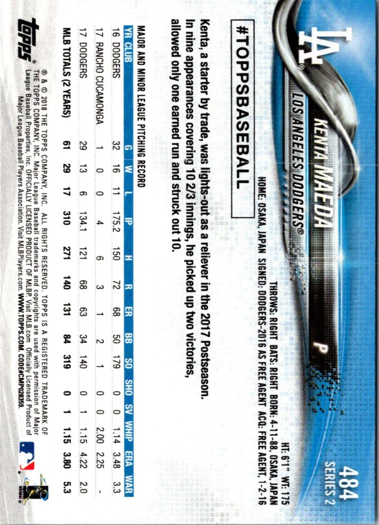 2018 Topps All-Star Game Kenta Maeda