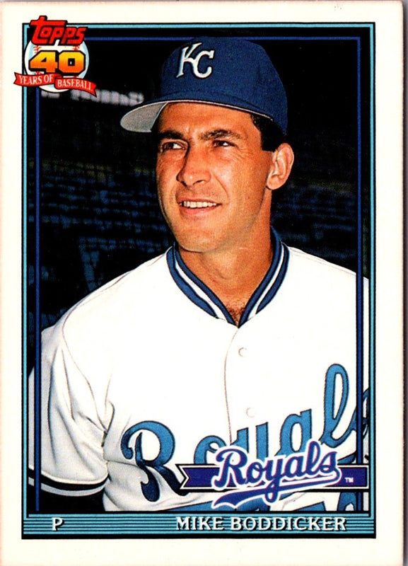 1991 Topps Traded Mike Boddicker #12T