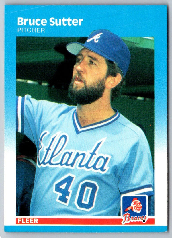 1987 Fleer Bruce Sutter #530