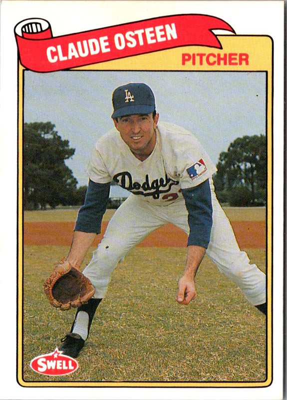1989 Swell Baseball Greats Claude Osteen #17