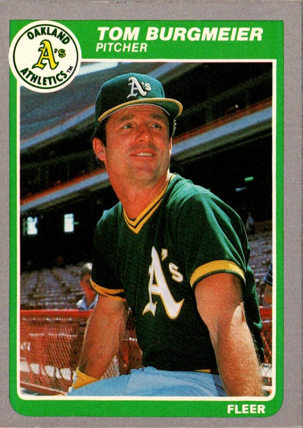 1985 Fleer Tom Burgmeier #417