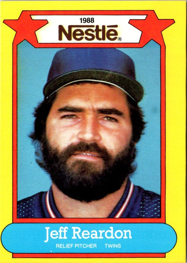 1988 Nestle Jeff Reardon #27