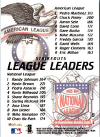 2000 SkyBox Dominion Randy Johnson/Pedro Martinez #6