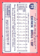 1991 Topps Traded Derek Bell