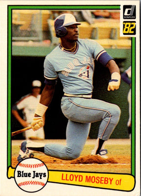 1982 Donruss Lloyd Moseby #129
