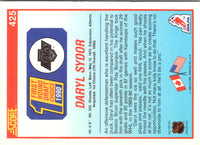 1990 Score Darryl Sydor #425 Rookie