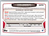 2013 Bowman Cord Sandberg #BDPP45