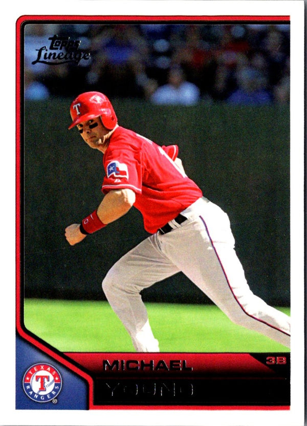 2011 Topps Lineage Michael Young #36