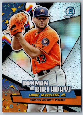 2018 Bowman Chrome Birthdays Lance McCullers Jr. #BB-LM