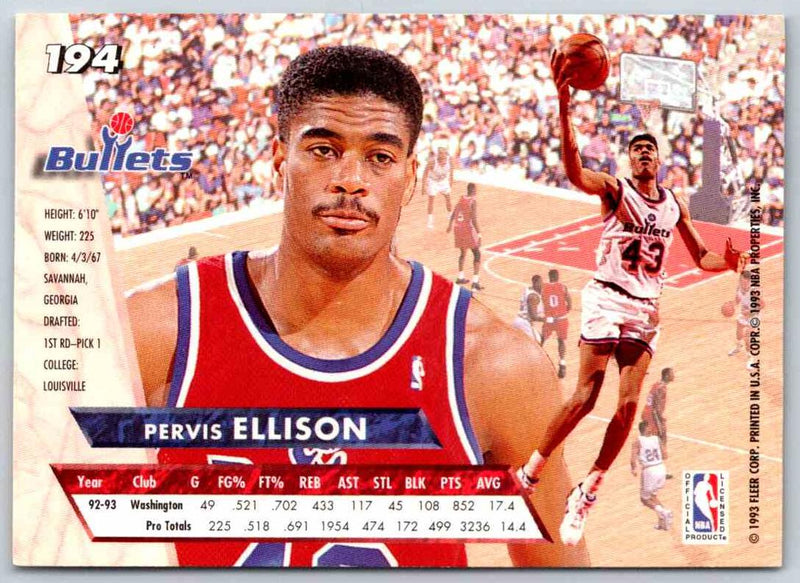 1992 Fleer Ultra Pervis Ellison