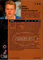 1991 Parkhurst Mats Sundin #144