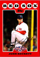 2008 Topps Opening Day Josh Beckett