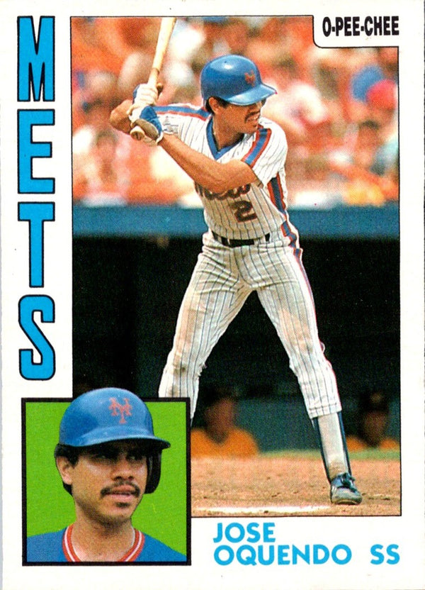 1984 O-Pee-Chee Jose Oquendo #208