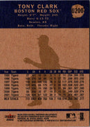 2002 Fleer Tradition Update Tony Clark