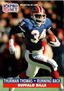 1991 Pro Set Spanish Thurman Thomas