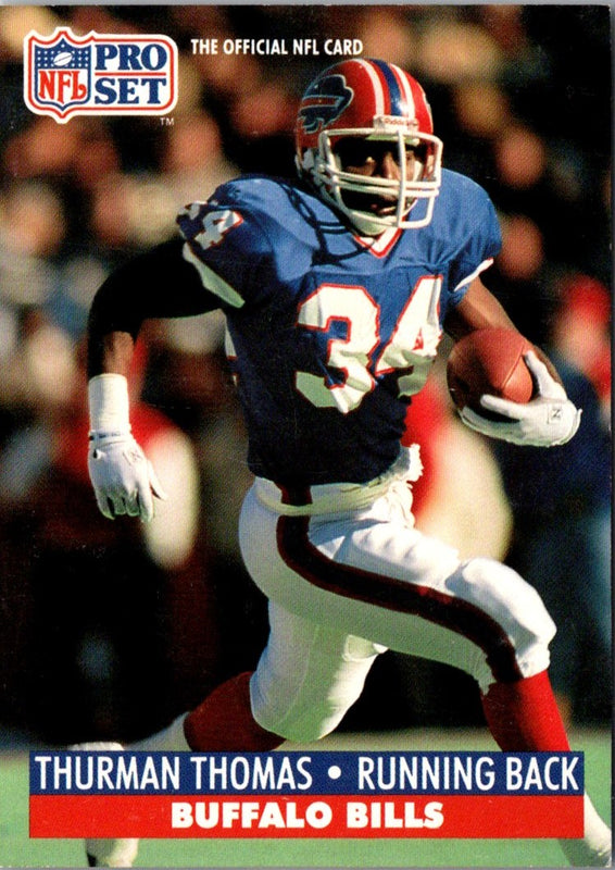 1991 Pro Set Spanish Thurman Thomas #18