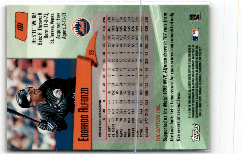 2000 Stadium Club Chrome Edgardo Alfonzo