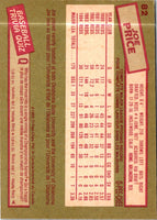 1985 O-Pee-Chee Joe Price #82