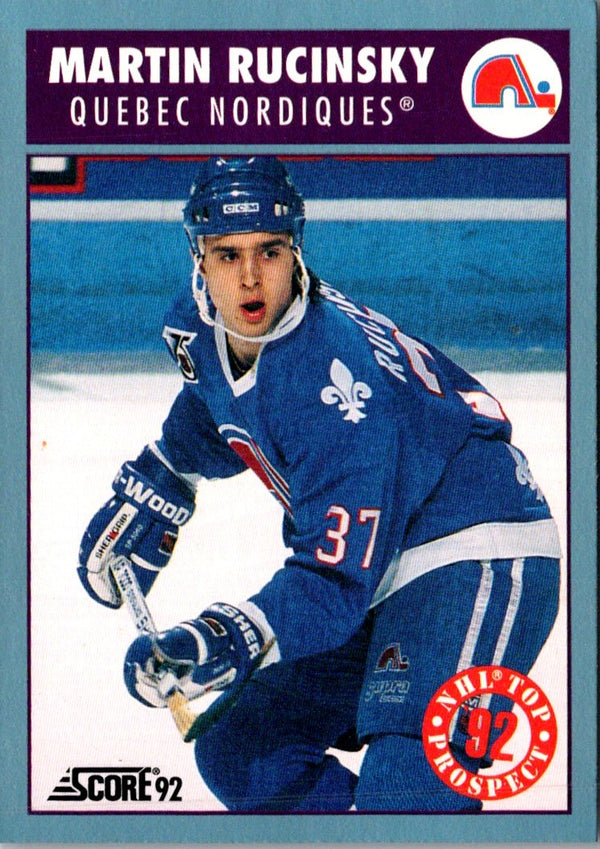 1992 Score Canadian Martin Rucinsky #474