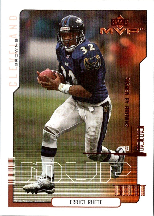 2000 Upper Deck MVP Errict Rhett #42