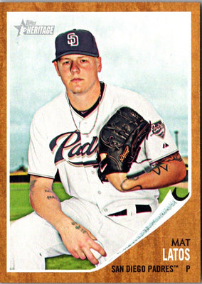 2011 Topps Heritage Mat Latos #179